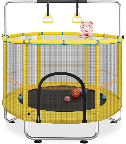 Amazon | Simpolu ト鉄棒＆トランポリン 子供用 高さ3段階 室内用